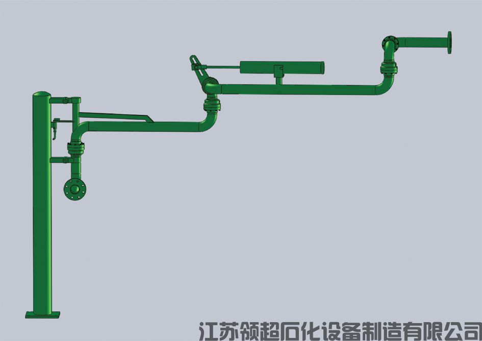 新疆昌吉客戶定制的AL2503汽車底部卸車鶴管已發(fā)往使用現(xiàn)場(chǎng)(1)