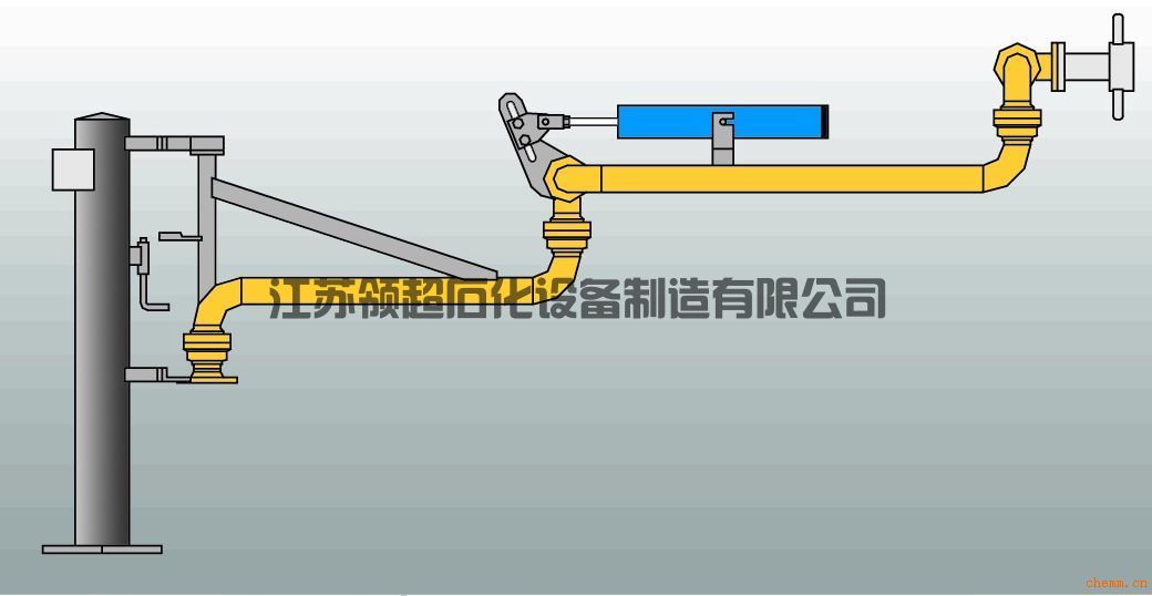 新疆輪臺客戶定制采購的AL2503底部裝卸鶴管，已發(fā)往使用現(xiàn)場(1)